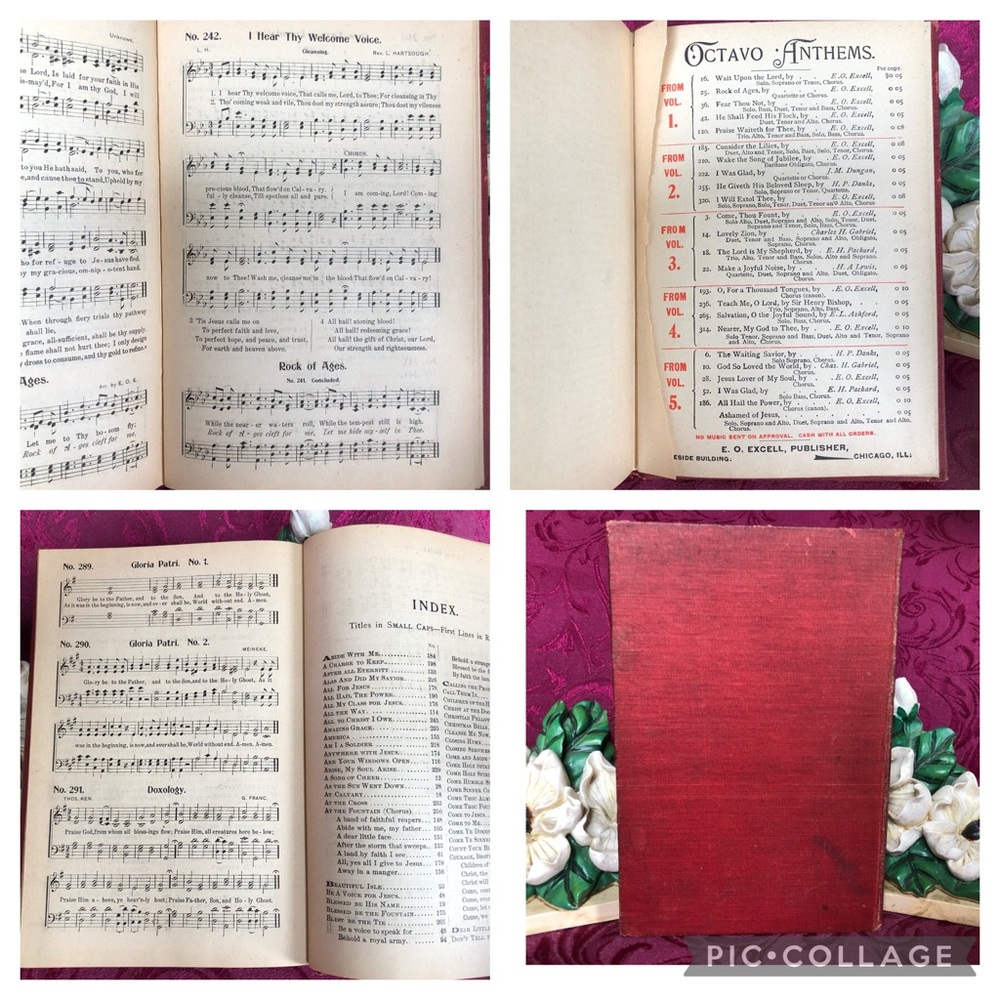 1900 Antique Book:  Make His Praise Glorious for the Sunday School and Church - Picture 10 of 10